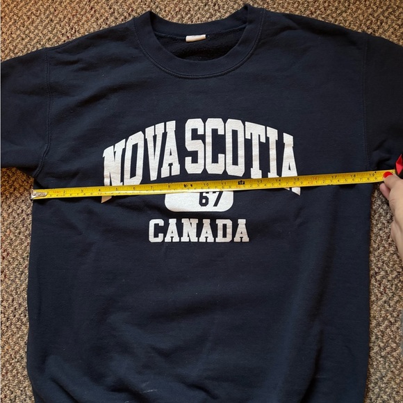 Nova Scotia Varsity Style Shrunken Sweatshirt - Picture 2 of 2
